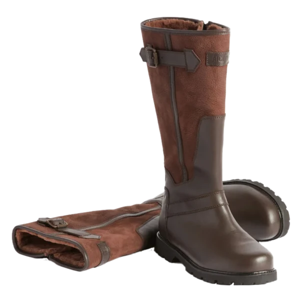 Aigle Inverss GTX W, Ladies Full Welly in Dark Brown