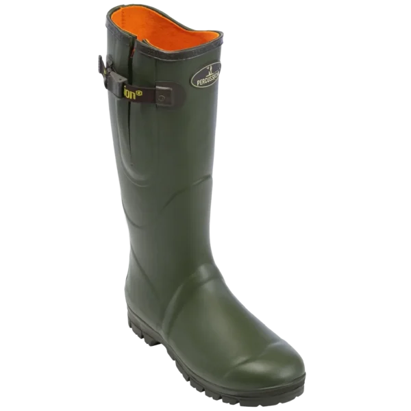 Percussion Sologne, Unisex Full Welly in Khaki