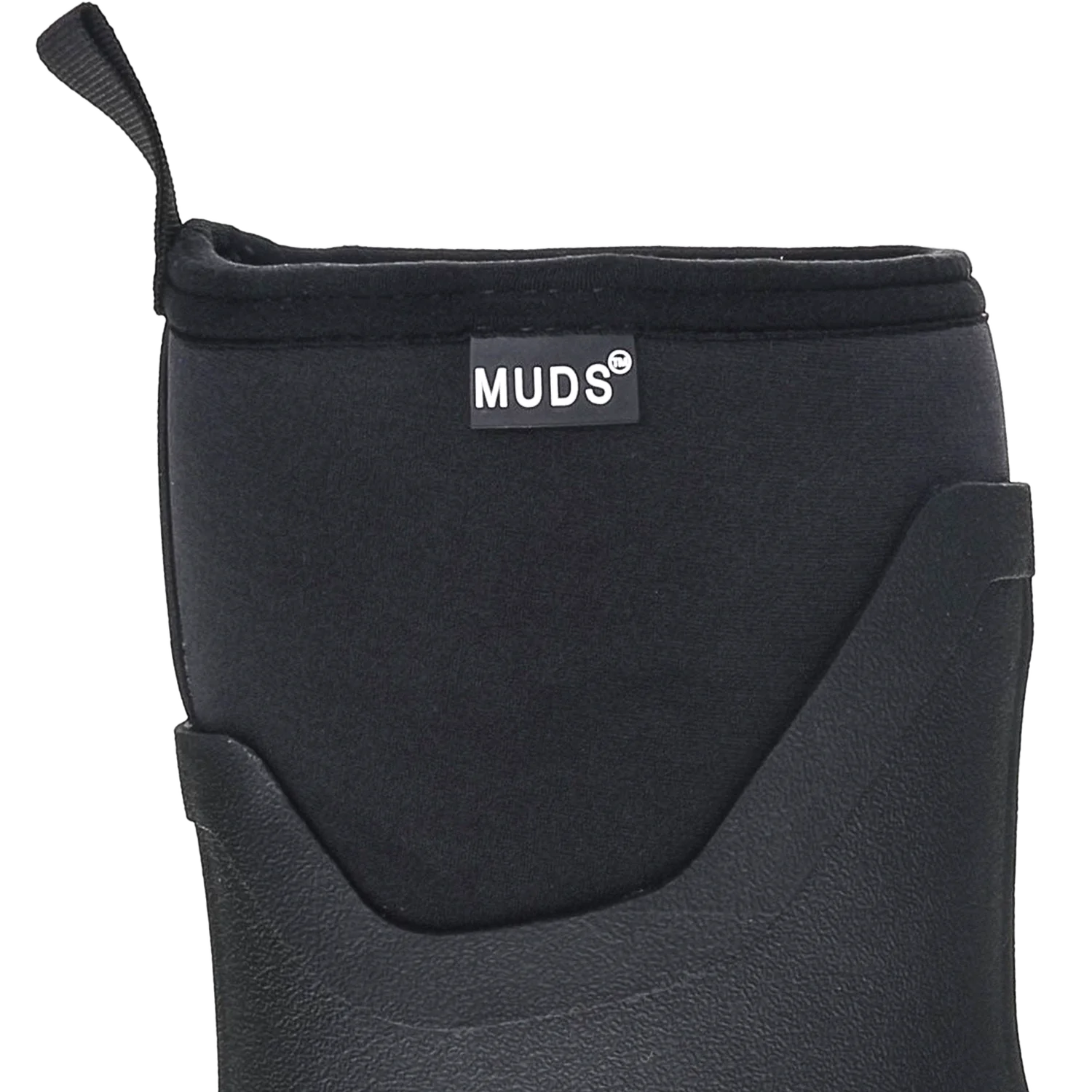 Muds Dovestone Short, Ladies Short Welly in Black - Image 4